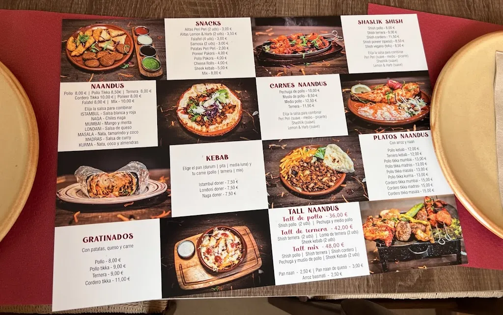 Menu_Naandus Fusión Grill House_Almuñécar_image_4