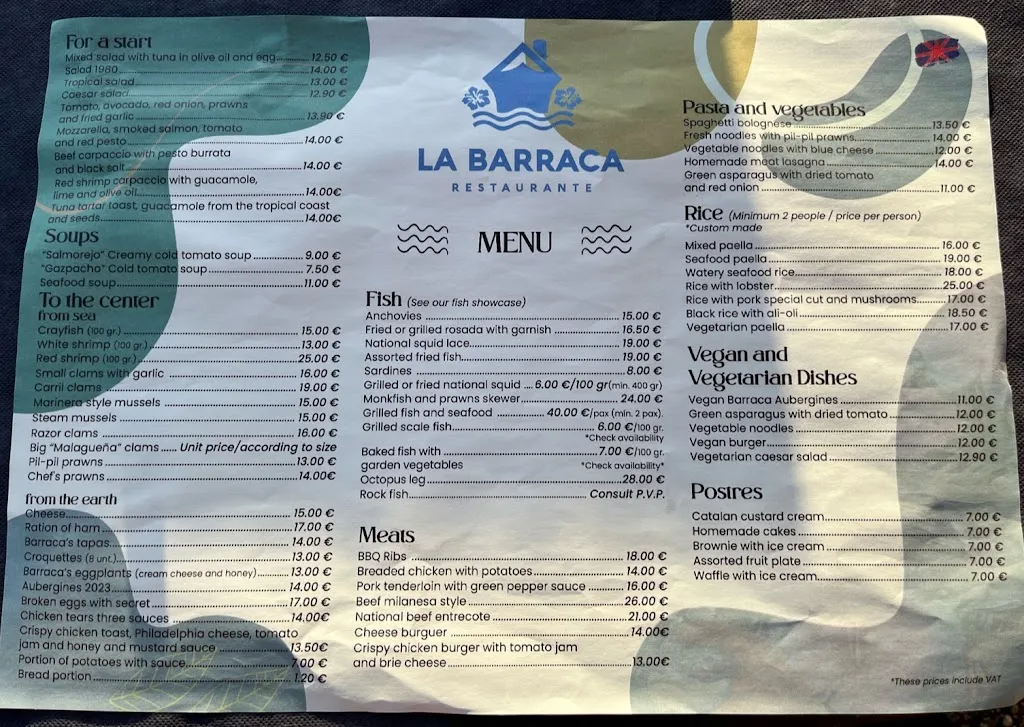 Menu_Restaurante La Barraca - Cantarriján_Almuñécar_image_2