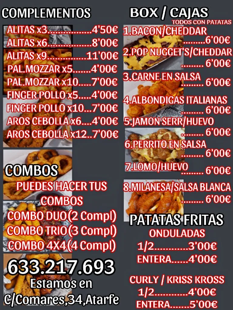 Menu_La Bocateria de Atarfe_Atarfe_immagine_2