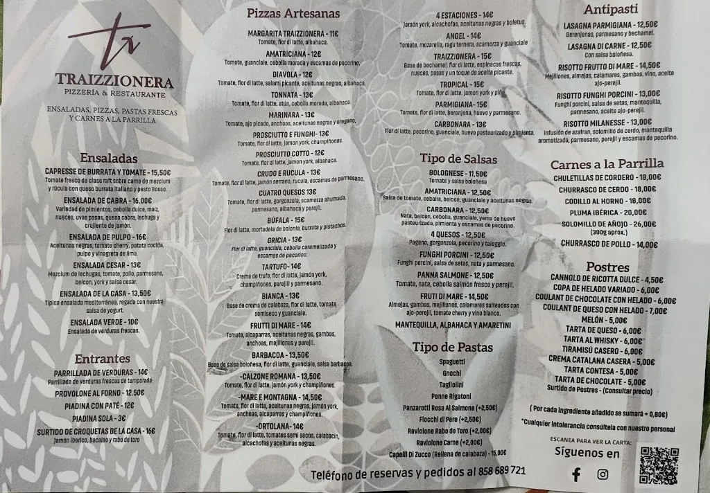 Menu_Pizzeria Traizzionera_Atarfe_image_4