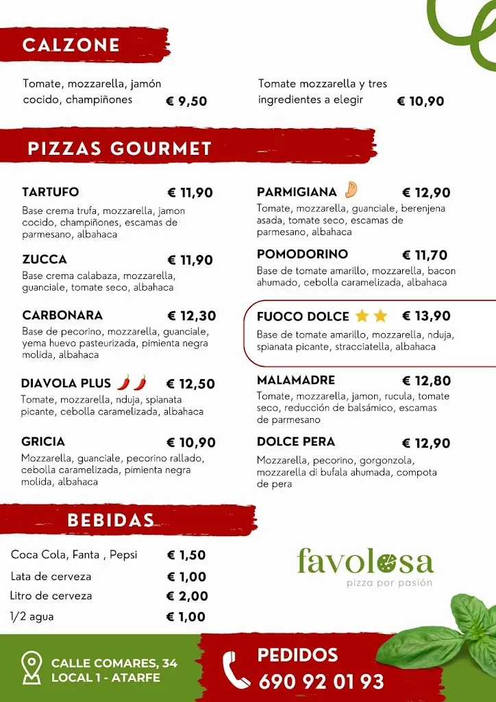 Menu_Favolosa Pizzería_Atarfe_image_1
