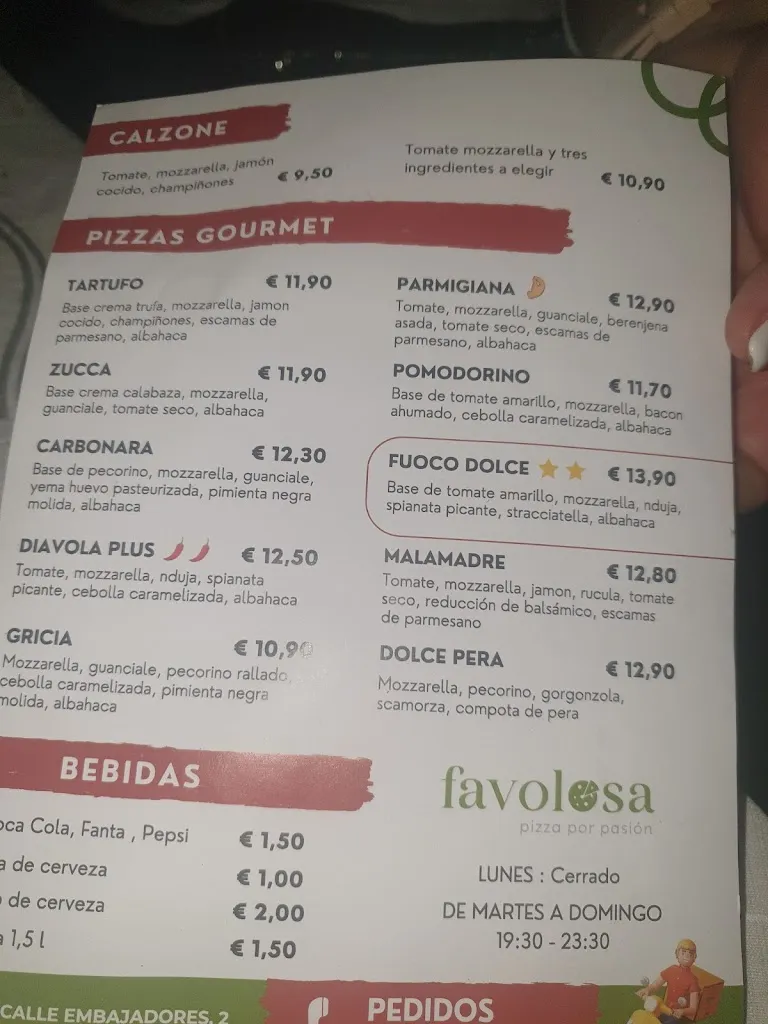Menu_Favolosa Pizzería_Atarfe_image_4