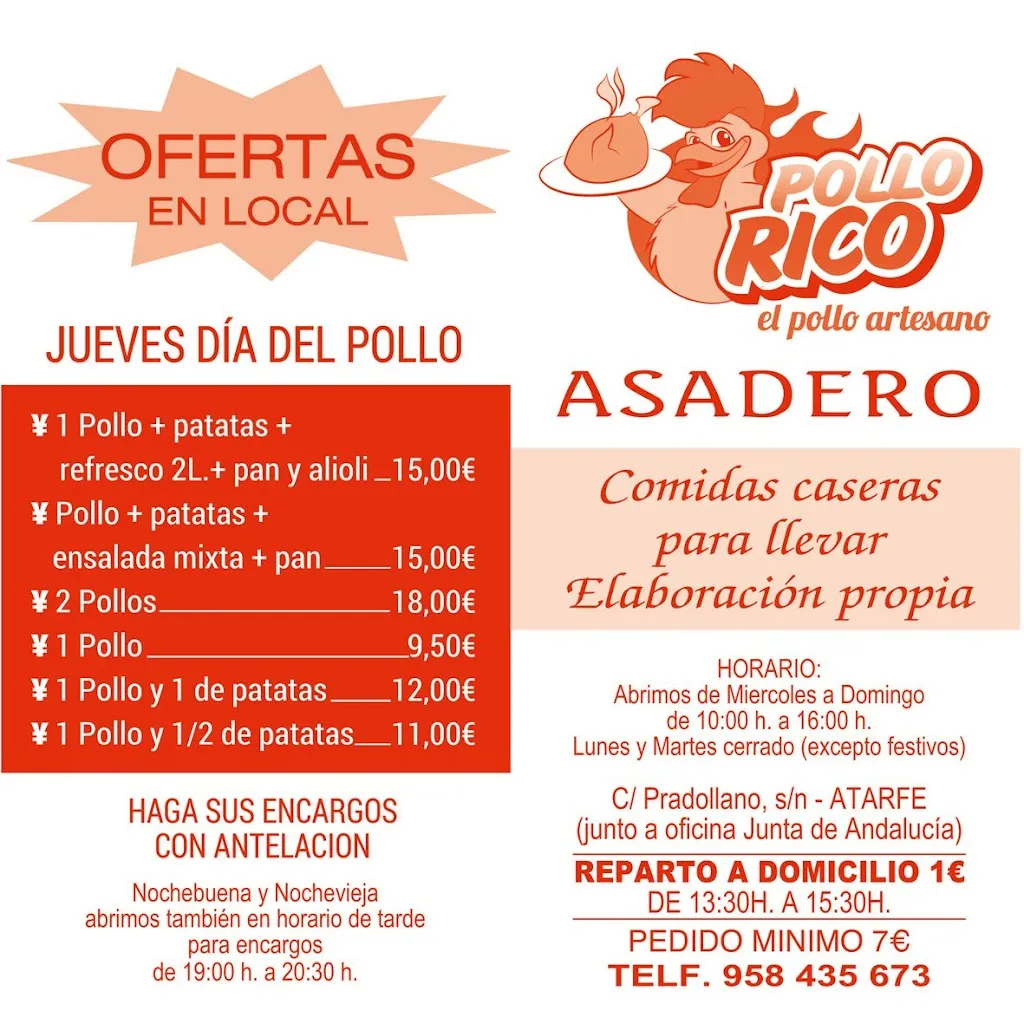 Menu_Pollo Rico Atarfe_Atarfe_image_2