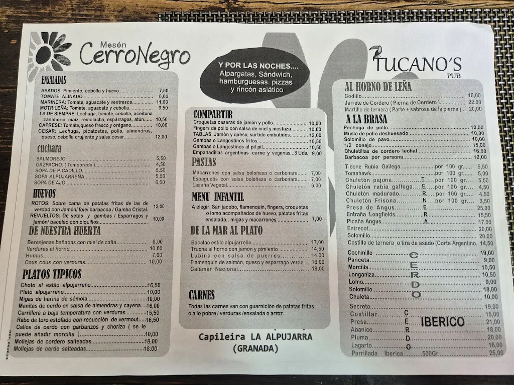 Menu_Restaurante Mesón Cerro Negro_Capileira_image_2