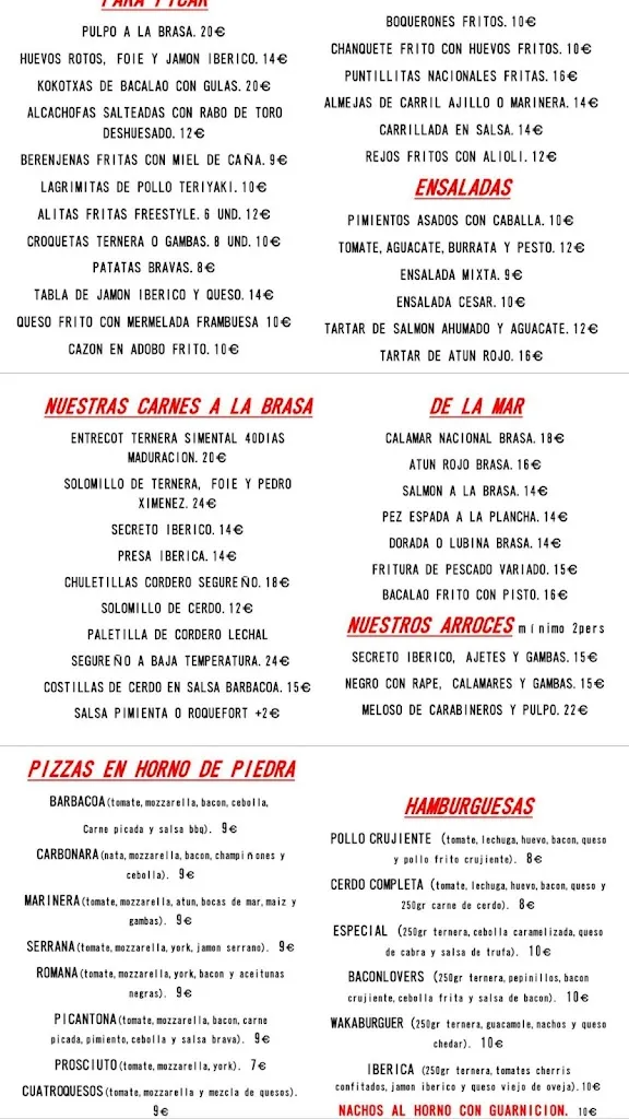 Menu_Bar restaurante Antigua Estacion_Castilléjar_image_1