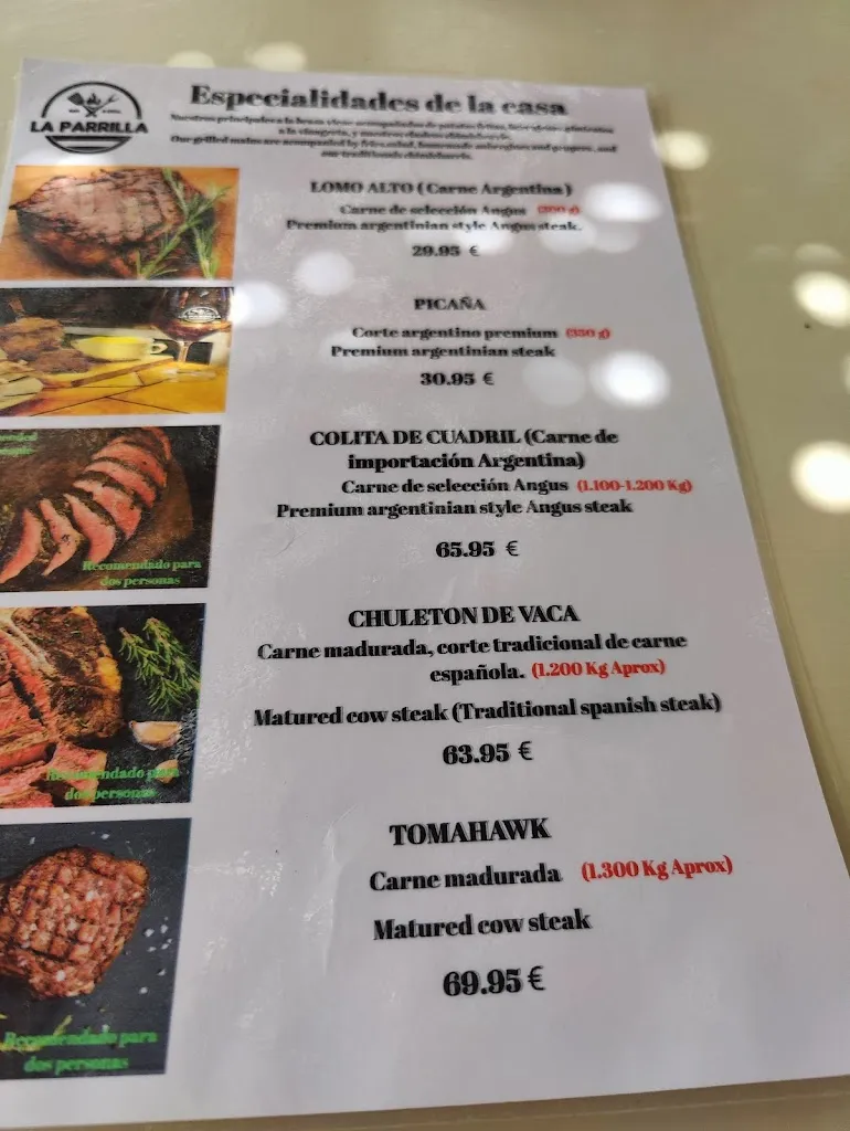 Menu_La Parrilla Bar & Grill_Cáñar_image_3