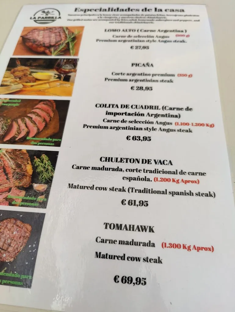Menu_La Parrilla Bar & Grill_Cáñar_image_4
