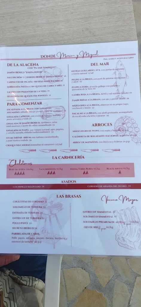 Menu_Donde Marian y Miguel_Cáñar_image_1