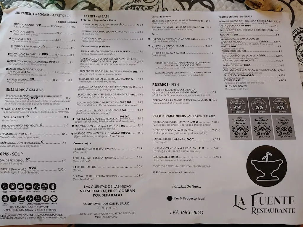 Menu_LA FUENTE_Castril_image_3