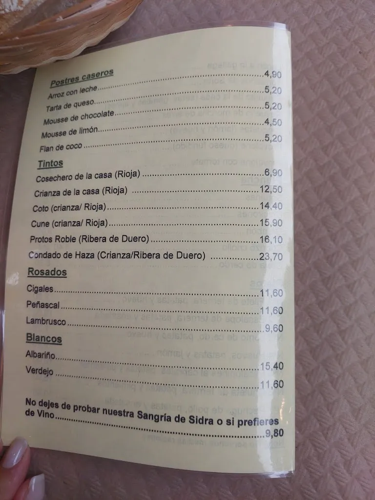 Menu_Mesón El Castril_Castril_image_3