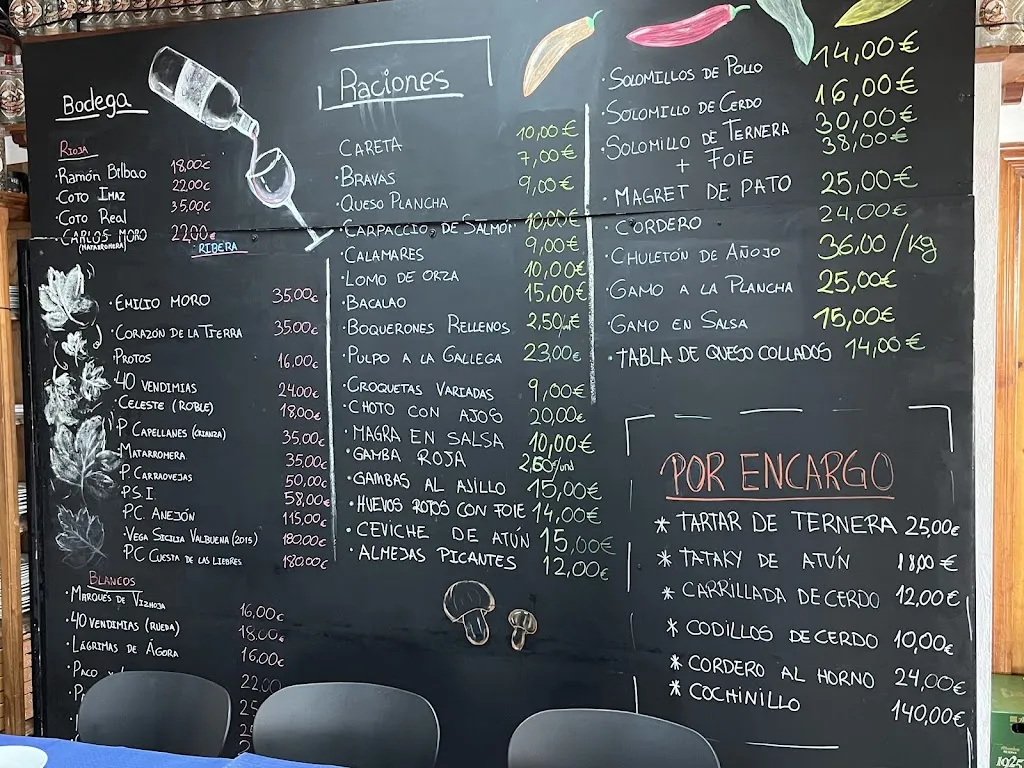 Menu_Bar Hogar del pensionista MORENO_Castril_image_1