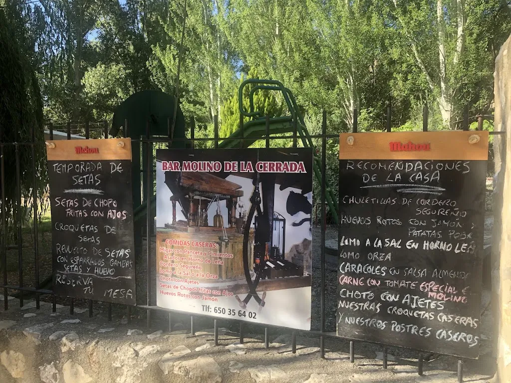 Menu_Bar El Molino de la Cerrada_Castril_image_4