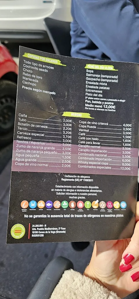 Menu_The Javi Bar Experience_Cenes de la Vega_image_2