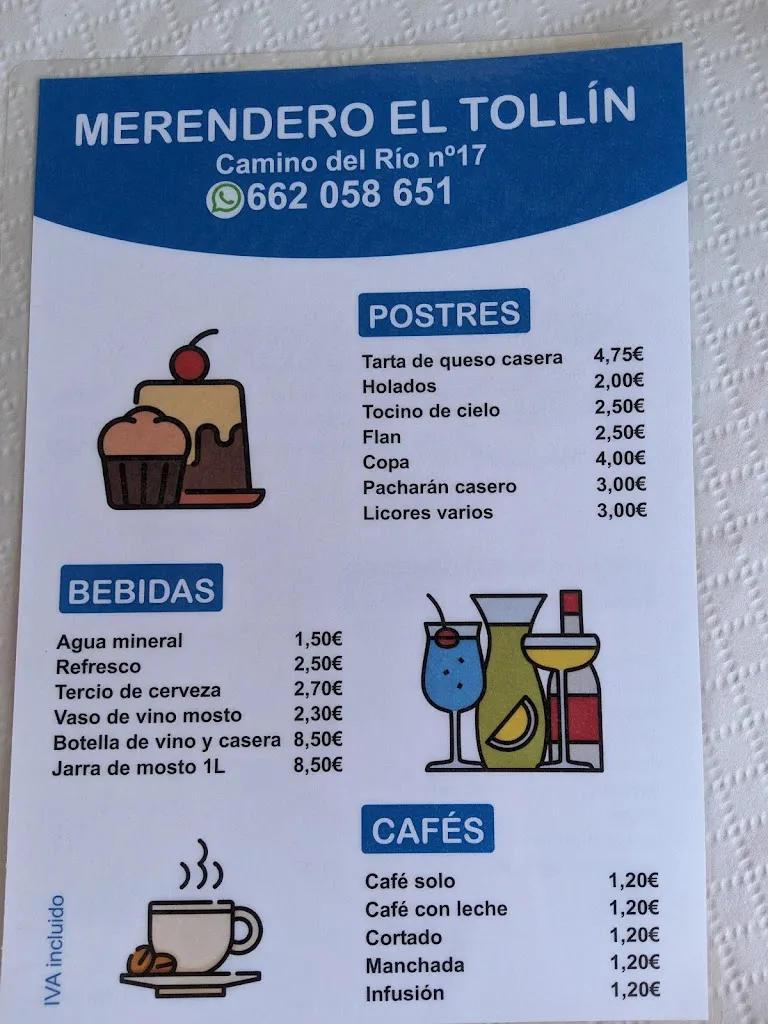 Menu_Merendero el tollin_Cenes de la Vega_image_2