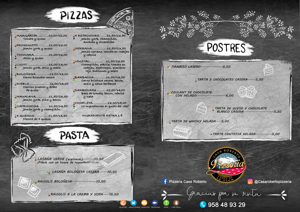 Menu_Casa Roberto Pizzería_Cenes de la Vega_image_1