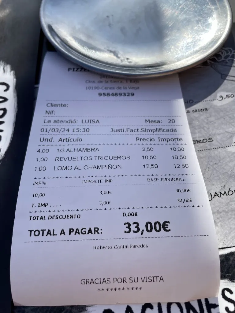 Kela Sdp_Casa Roberto Pizzería_Cenes de la Vega_review