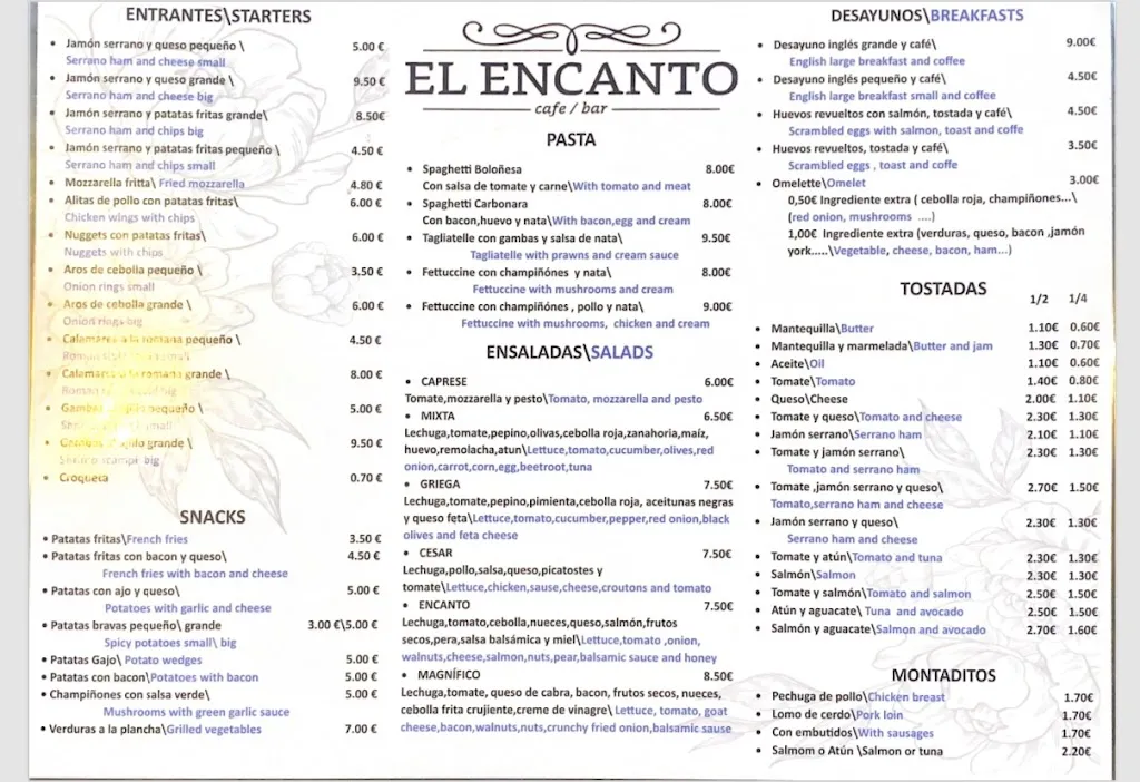 Menu_EL ENCANTO Almoradi_Almoradí_image_2