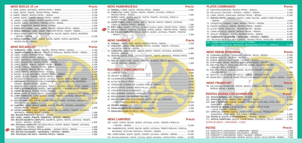 Menu_Pizzería Centro_Cijuela_image_1