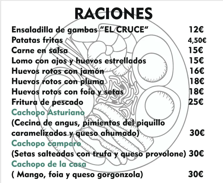 Menu_Restaurante El Cruce Chauchina_Chauchina_image_1