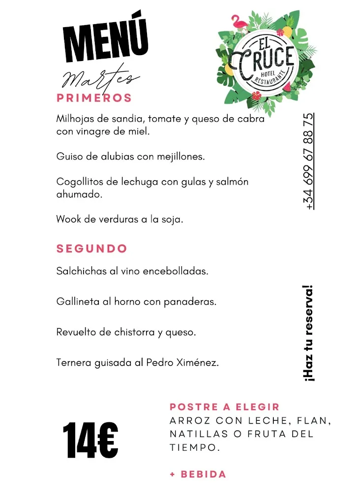 Menu_Restaurante El Cruce Chauchina_Chauchina_image_4