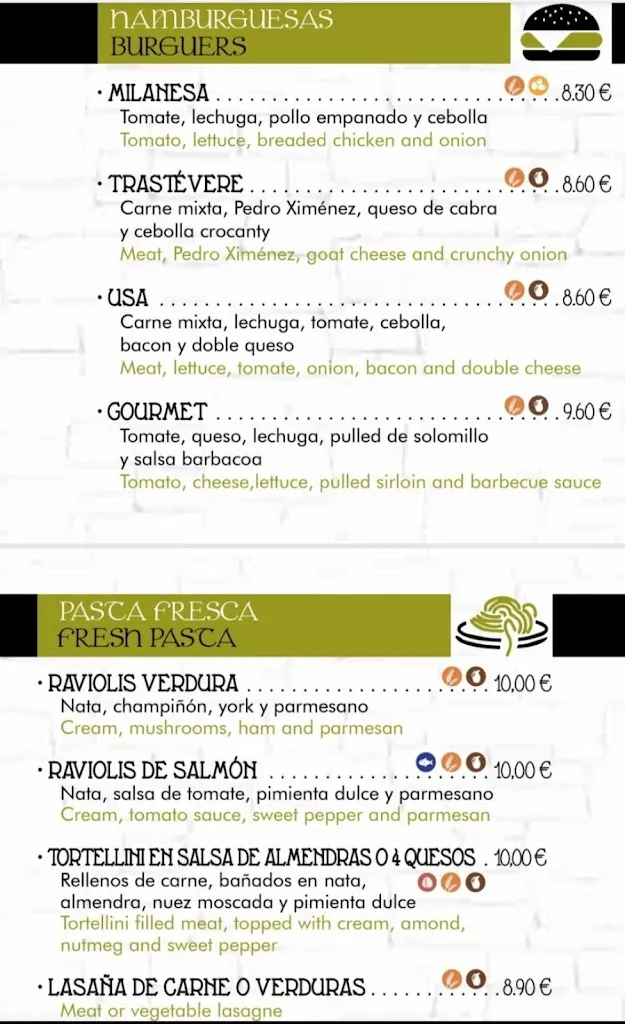 Menu_Ristorante Trastevere_Almoradí_image_3