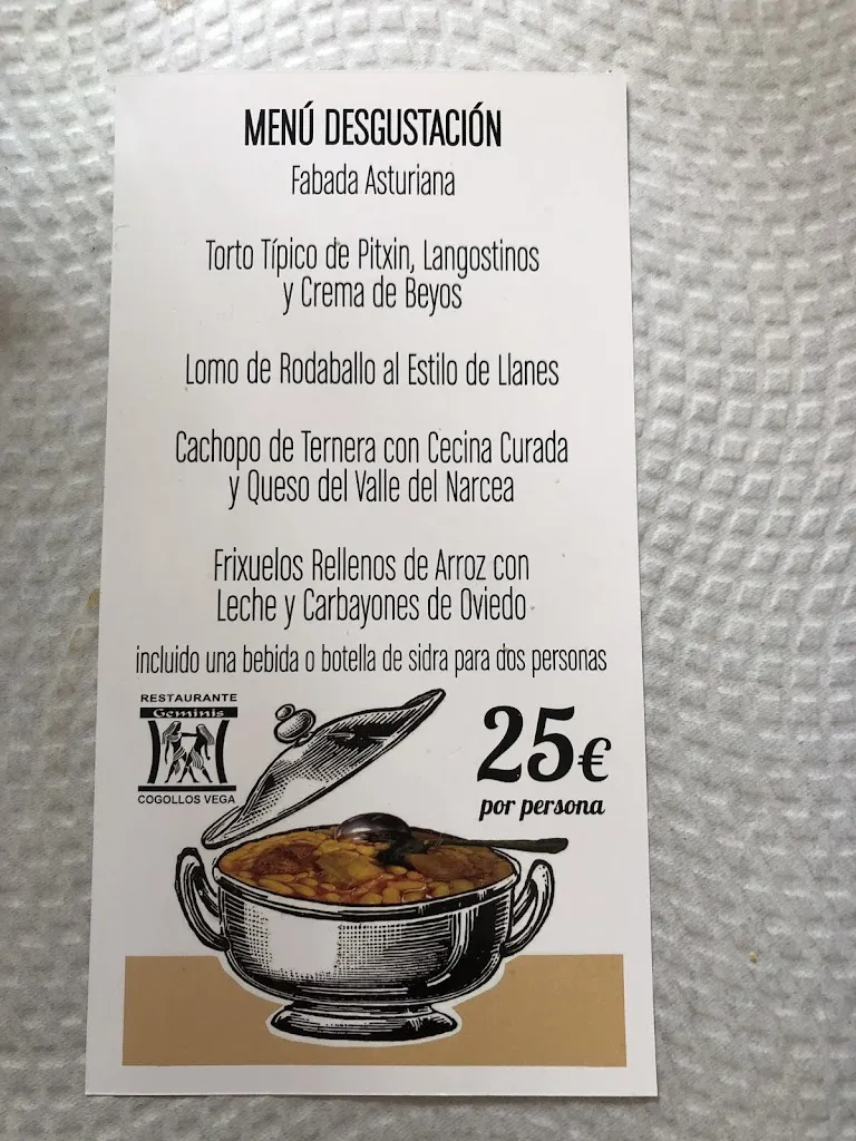 Menu_Pizzería Restaurante Géminis_Cogollos de la Vega_image_1