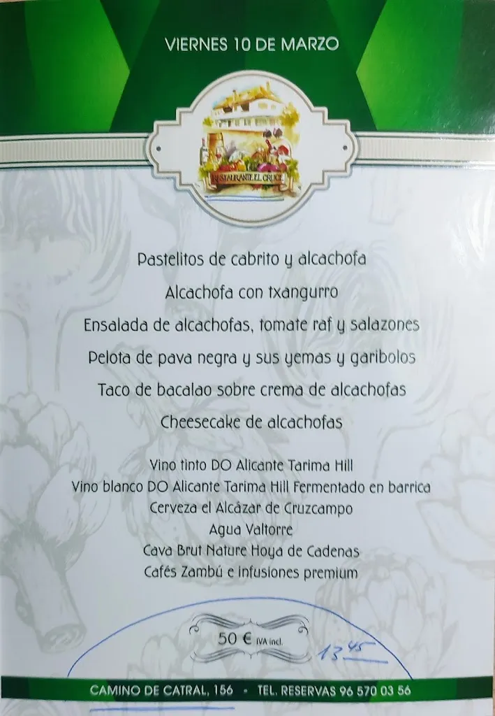 Menu_El Cruce_Almoradí_image_2
