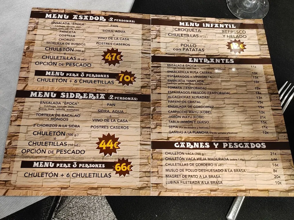 Menu_Asador Época_Calahorra La_immagine_2