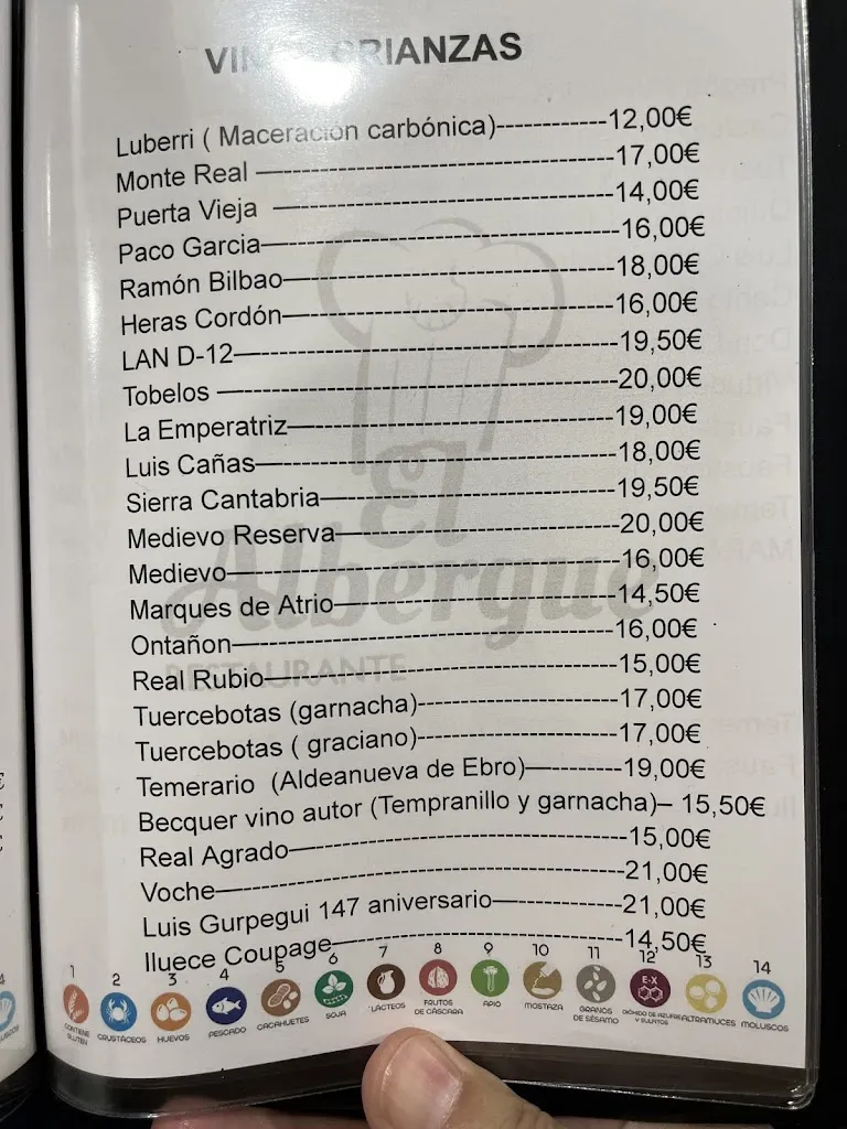 Menu_Restaurante El Albergue_Calahorra La_immagine_4