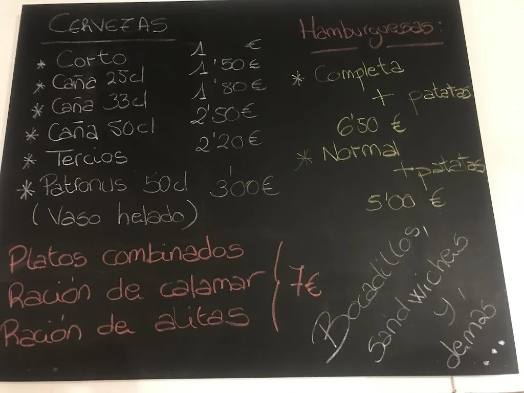 Menu_Bar Las Vegas_Calahorra La_image_1