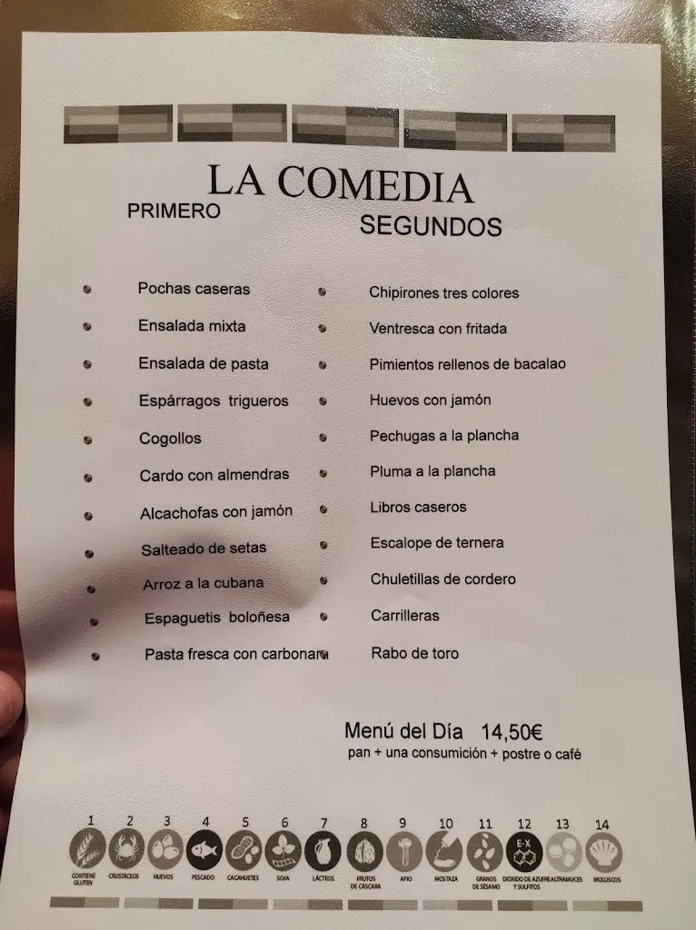 Menu_Bar restaurante La Comedia_Calahorra La_immagine_3