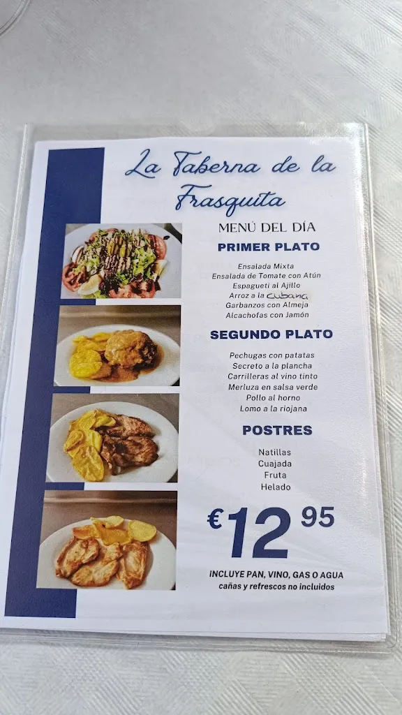 Menu_La Taberna de la Frasquita_Calahorra La_image_1