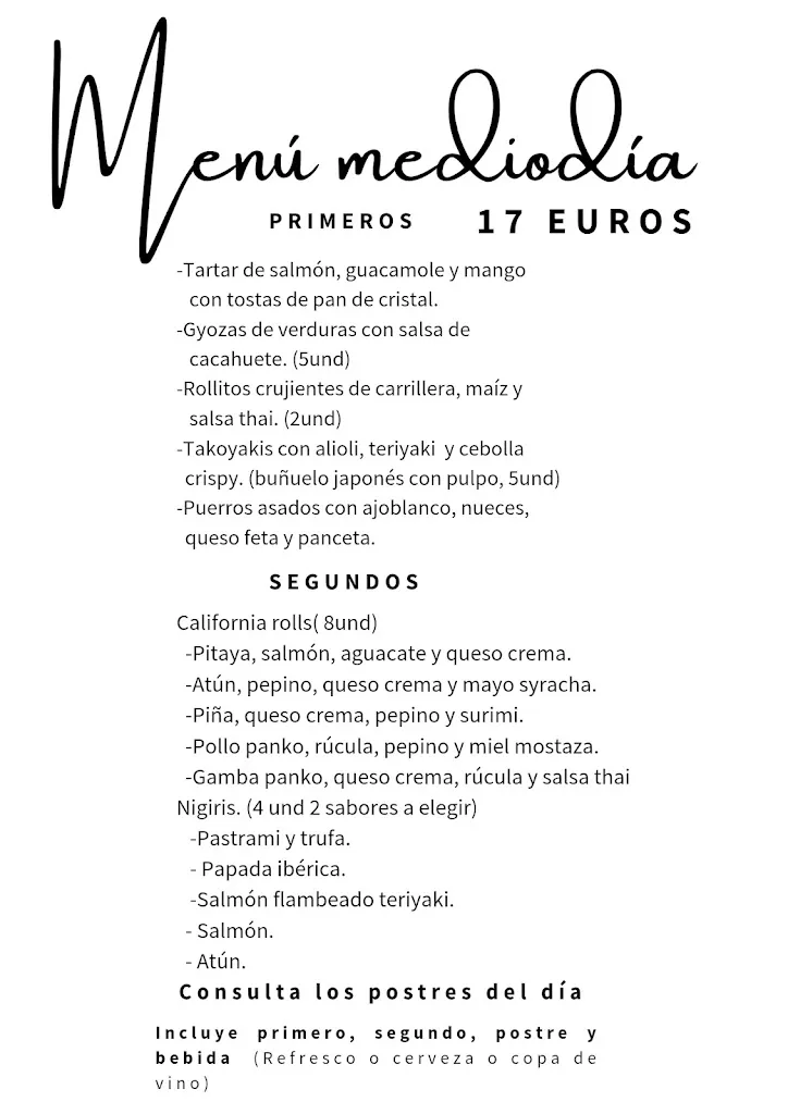 Menu_Sobo sushi fusion_Calahorra La_image_1