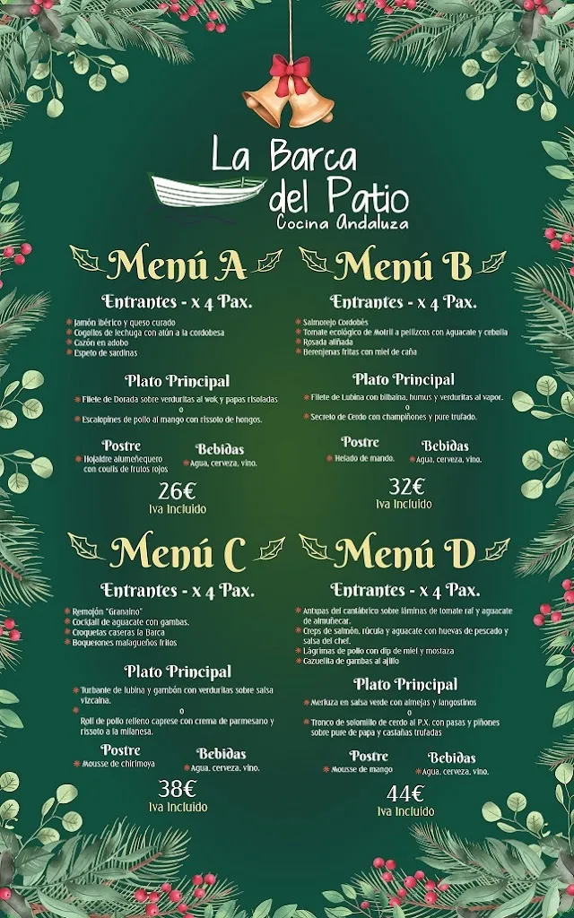 Menu_La Barca del Patio_Darro_immagine_1