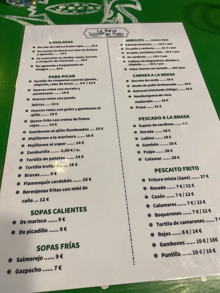 Menu_La Barca del Patio_Darro_immagine_4