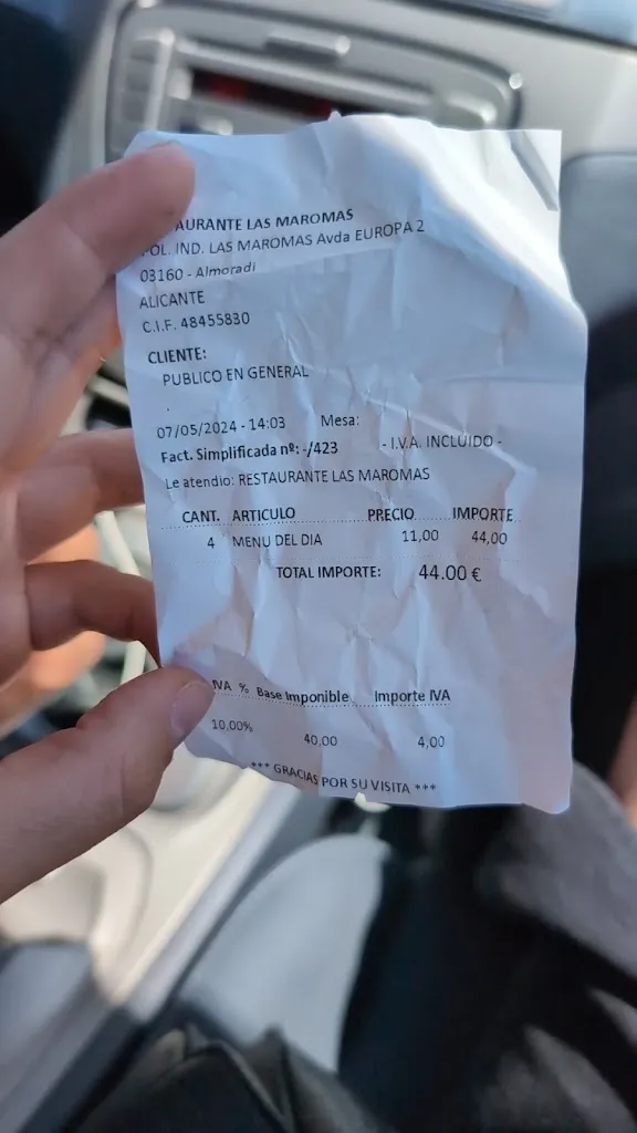 Александра Кекул_Restaurante las maromas_Almoradí_review