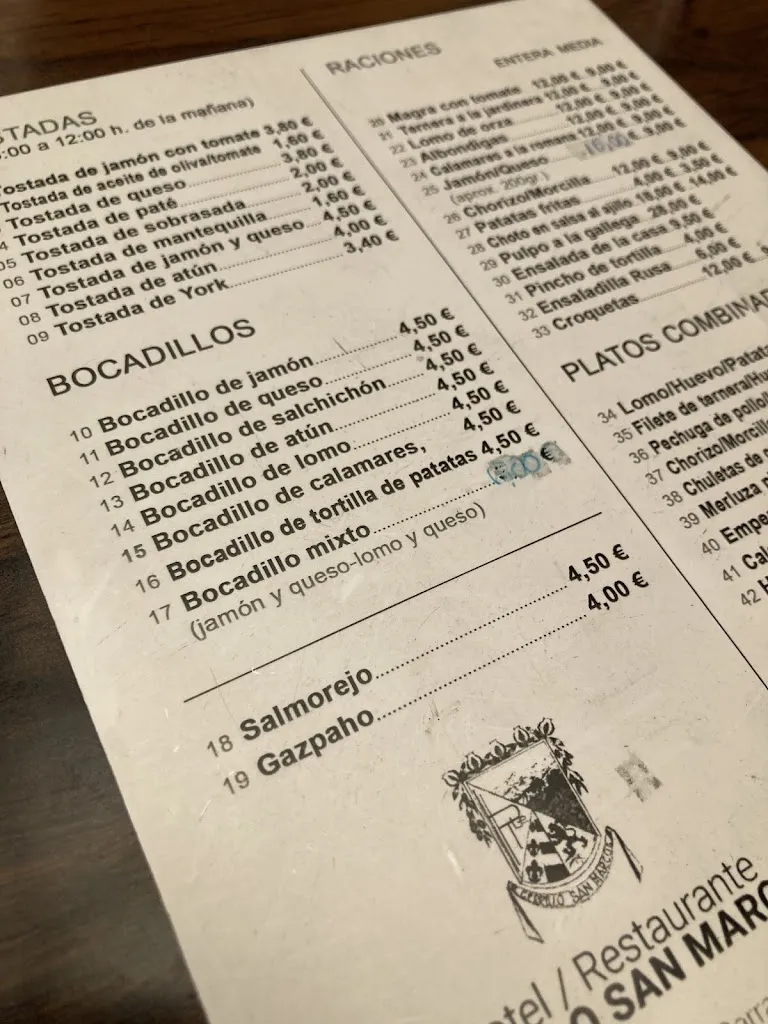 Menu_Hotel Restaurante Cerrillo de San Marcos_Diezma_image_3