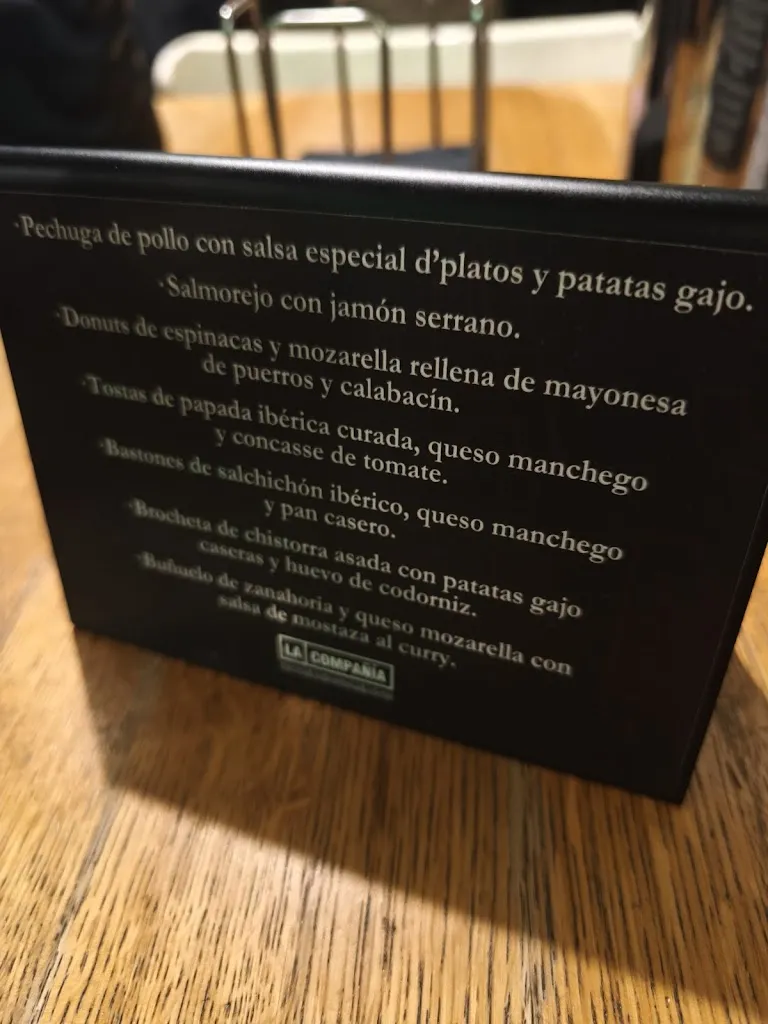 Menu_Bar restaurante La Compañía _Churriana de la Vega_immagine_3