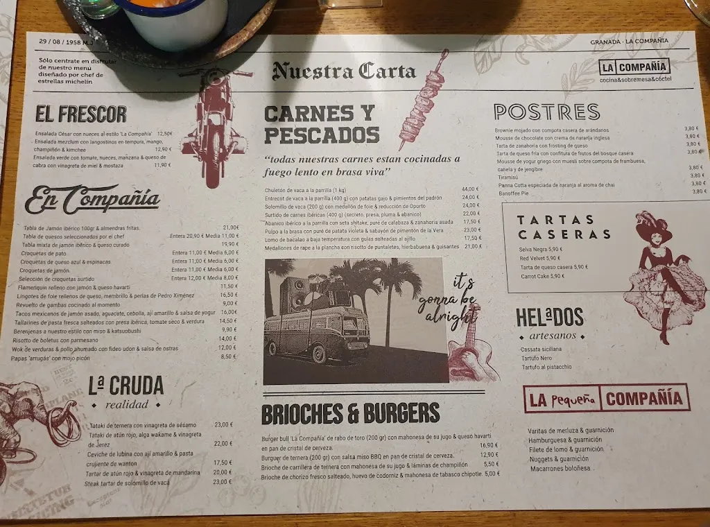 Menu_Bar restaurante La Compañía _Churriana de la Vega_immagine_4
