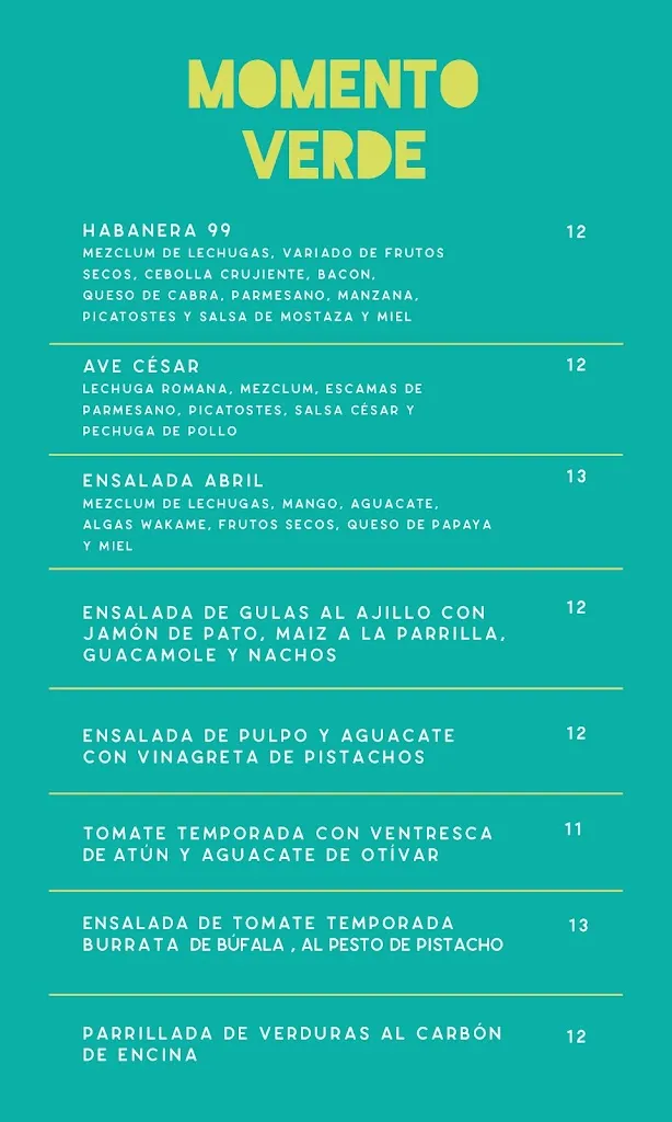 Menu_Habanera 99_Churriana de la Vega_image_2