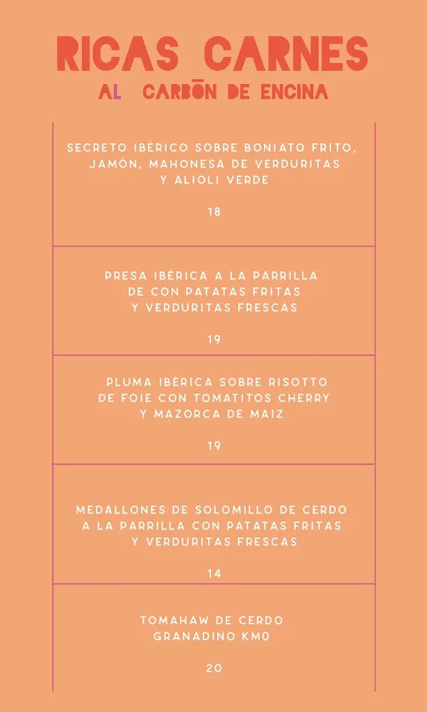 Menu_Habanera 99_Churriana de la Vega_image_3