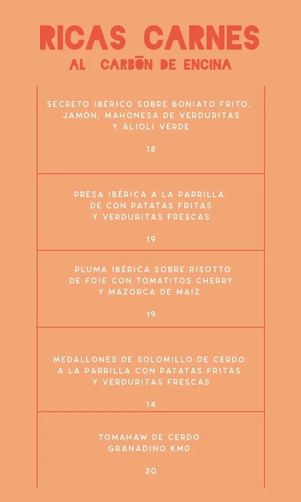 Menu_Habanera 99_Churriana de la Vega_image_4