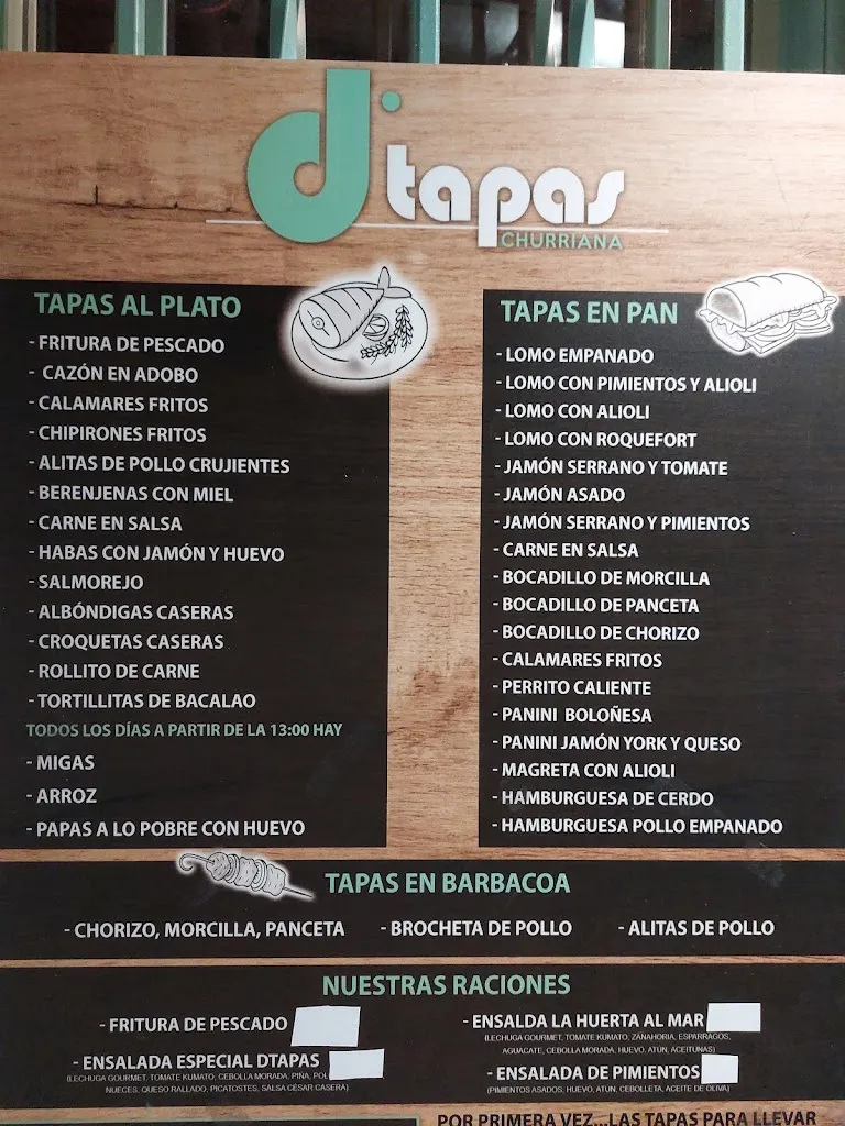 Menu_Bar D'TAPAS CHURRIANA_Churriana de la Vega_image_4