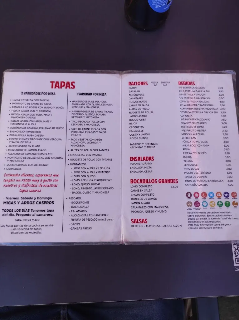 Menu_La Taberna De Fany_Churriana de la Vega_image_2