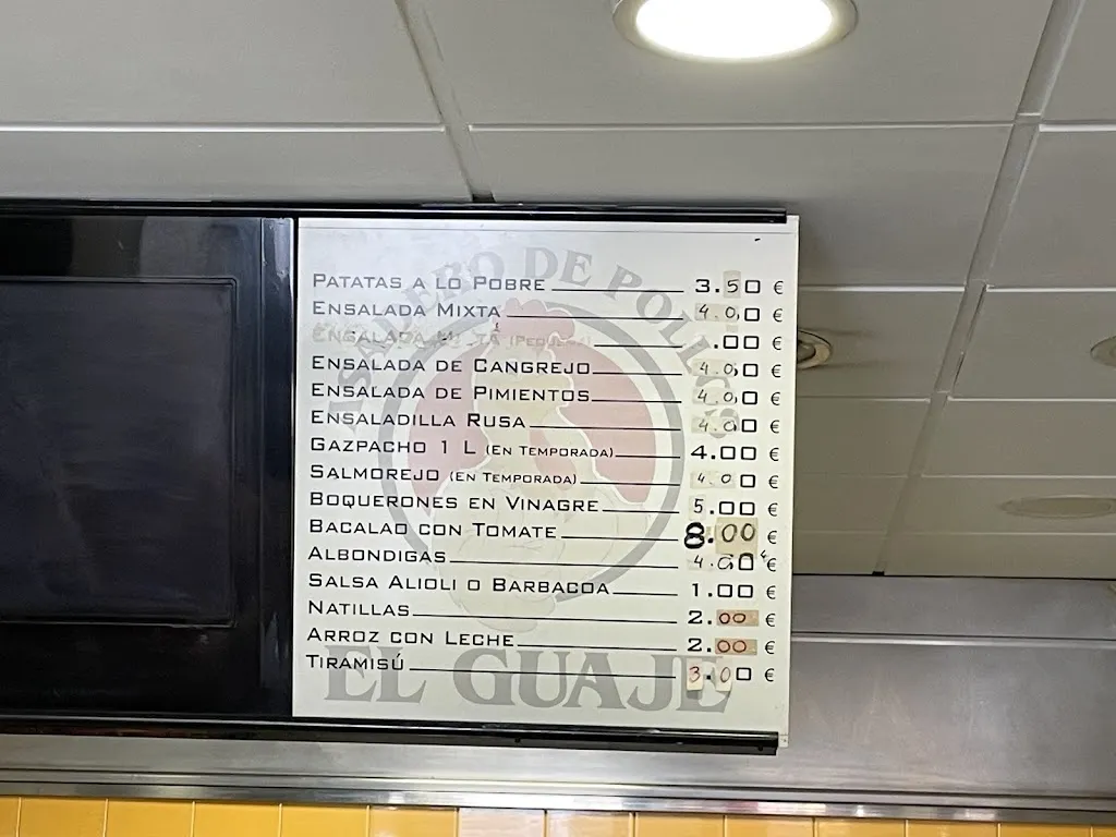 Menu_Asador de Pollos El Guaje_Churriana de la Vega_image_1