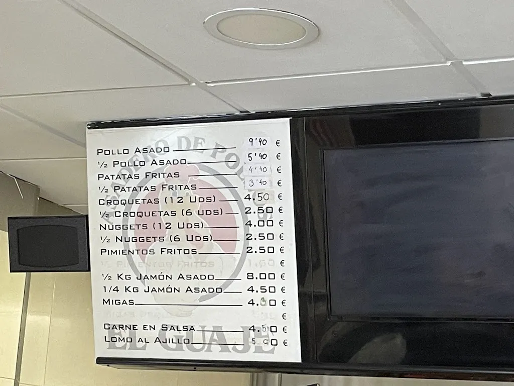 Menu_Asador de Pollos El Guaje_Churriana de la Vega_image_2