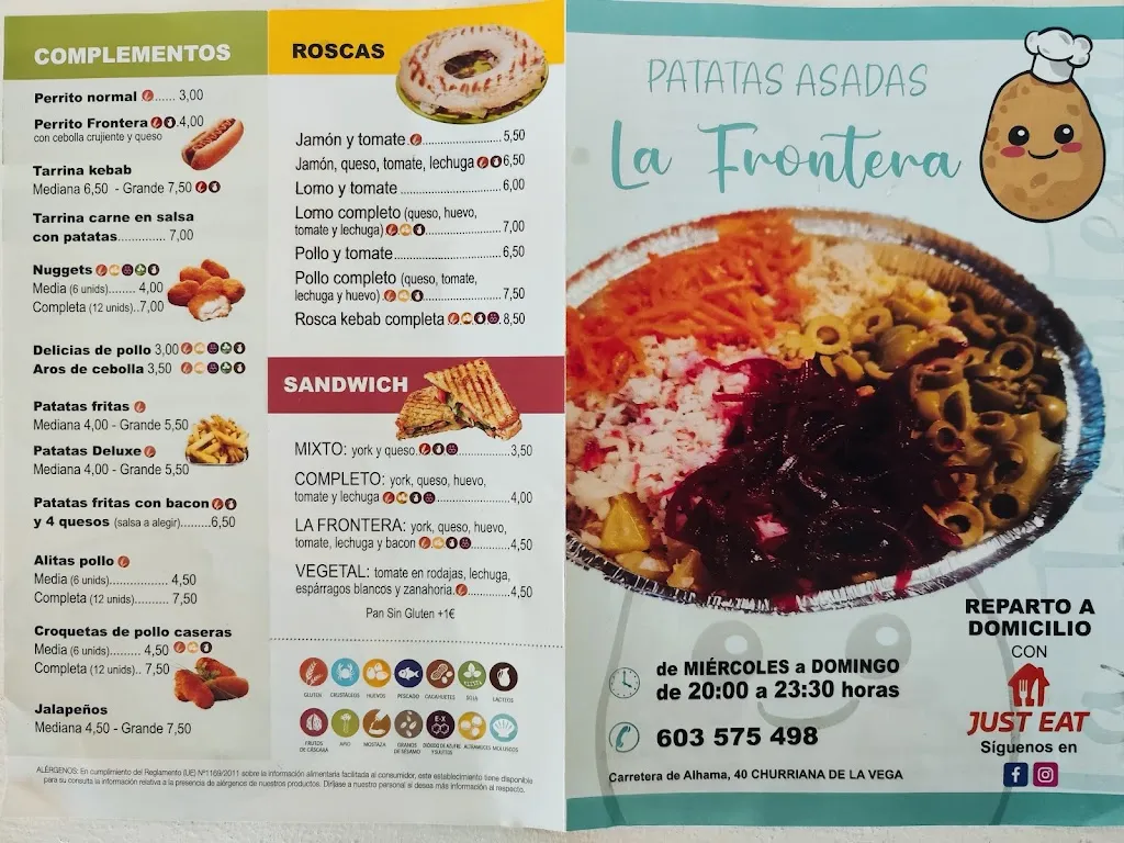Menu_Papas asadas La Frontera_Churriana de la Vega_image_2
