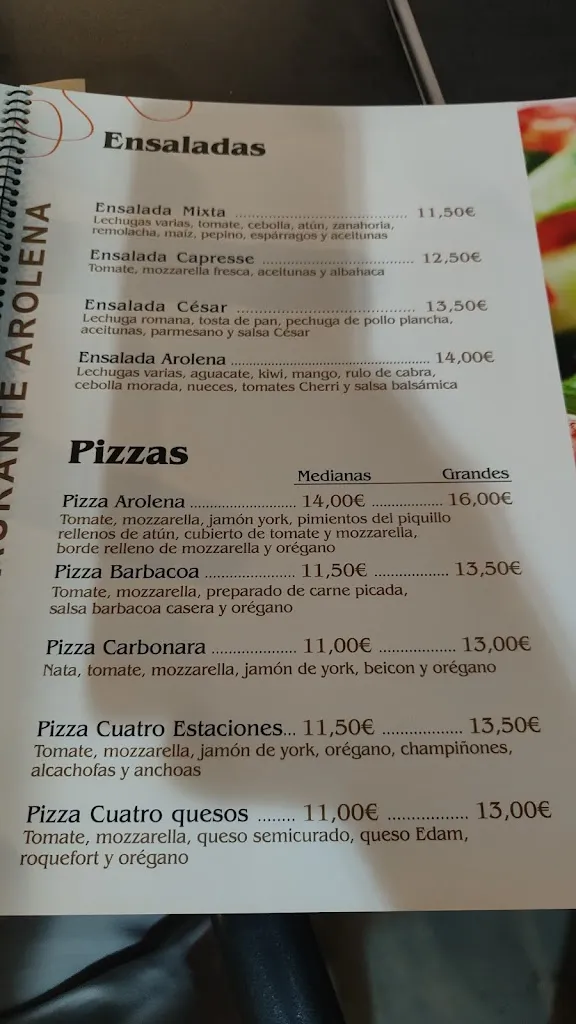 Menu_Restaurante Pizzería Arolena_Deifontes_image_2