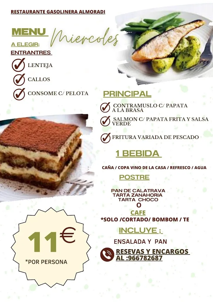 Menu_Restaurante GASOLINERA ALMORADÍ._Almoradí_image_4