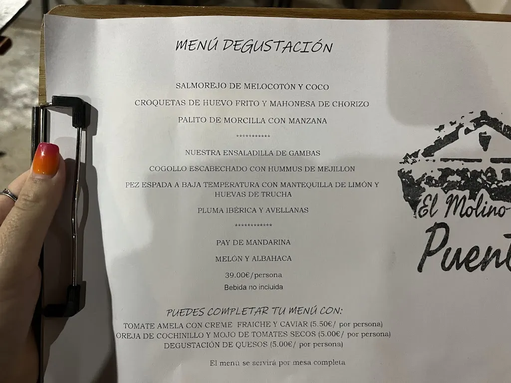 Menu_Restaurante El molino del Puente - Biodurcal_Dúrcal_image_3